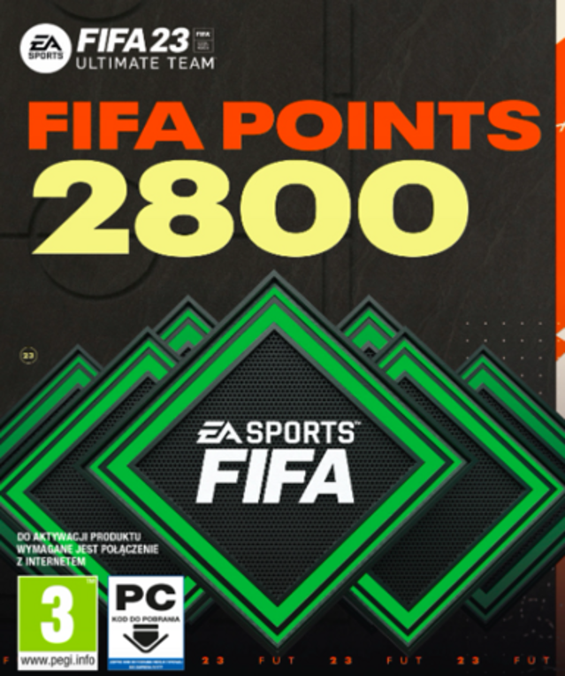 EA SPORTS FC 24 Standard Edition PCWin, Downloading Code EA App + EA  SPORTS FC 24 Ultimate Team 2800 PCWin, VideoGame, English